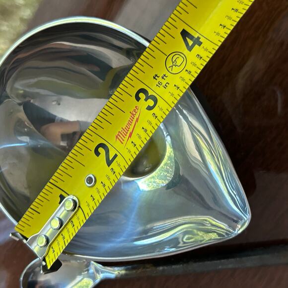 Vintage Stainless Steel Condiment Serving Bowl & Spoon Set - Picture 9 of 10